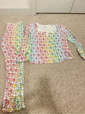 Roller Rabbit money Rainbow Pjs S